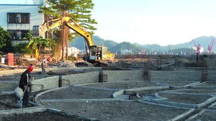 西堤公园侨批广场建设稳步推进，桩基础施工圆满完成