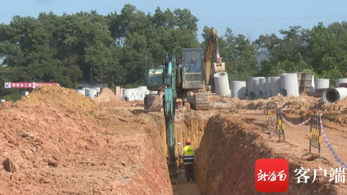 屯昌县产城融合示范区路网建设一期工程按下“快进键”，加速施工建设